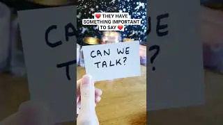 ❤ THEY HAVE SOMETHING IMPORTANT TO SAY ❤ #shorts #tarot #ASMR #lovetarot #lovemessages #twinflames
