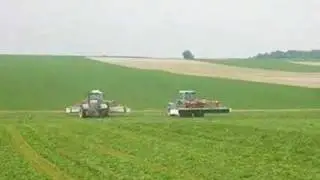 2 Fendt 930 + faucheuse Roc 7 m