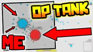 LVL 140 NEW MOTHERSHIP TANK GAMEPLAY!! ( Diep.io BEST CLASS Game )