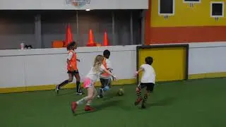 Landju Obas in Avila Scrimmage Class!  11 yo boy Soccer Skills!