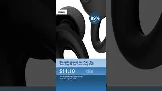 Reusable Silicone Ear Plugs for Sleeping, Noise Canceling 30dB