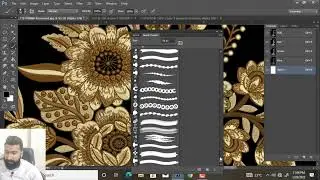 craet a custom brush🖌️#photoshoptutorial #textiledesigning