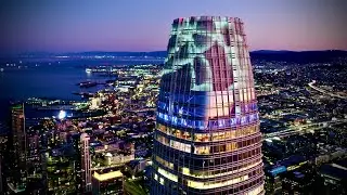 Pilot Moon &bull; Salesforce Tower &bull; Drone Poem