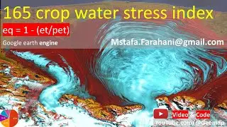 Check Crop Water Stress index by satellite imagery Sentinel 🛰 using Google Earth Engine GEE colab