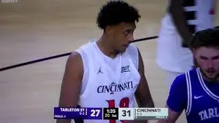 Cincinnati's Baba Miller dunks vs. Tarleton State