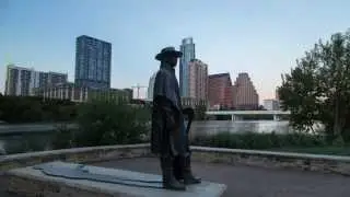 A Day in Austin, TX - in 30 seconds [The World View Clock]