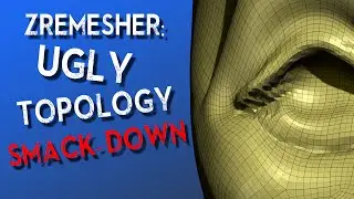 ZRemesher: Ugly Topology Smack-down