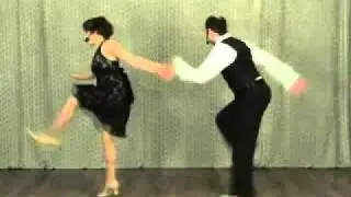 Basic Charleston Kick Technique - Partner Charleston Dance Lesson, Evita Arce, Nathan Bugh #1128