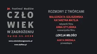 Rozmowa z MAŁGORZATĄ GOLISZEWSKĄ, KATARZYNĄ MATEJĄ i ANNĄ STYLIŃSKĄ / LEKCJA MIŁOŚCI
