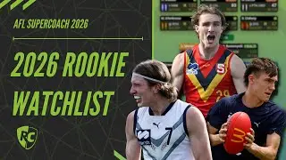 Rookie Looking At Rookies | Pre-season | AFL Supercoach 2026