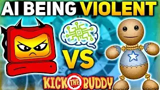 Violent AI plays Kick the Buddy