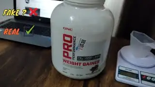GNC weight gainer 3KG unboxing , Real or Fake identify ✅❌