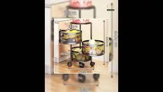 Multi-Functional Fruits Rotating Storage Rack