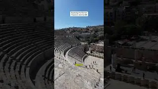 Exploring the Roman theatre in Amman 🇯🇴 #amman #jordan #romantheater #amphitheatre #travel