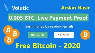 Volutic | Make Money By Reading Emails - Zero Investment 2020 | 0.005 Btc Live Payment Proof Hindi