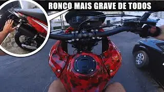 COYOTE É RONCO MAIS LINDO QUE EXISTE PRA MONOCILIDRO - XRE 300 - MOTOVLOG
