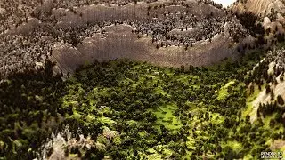 [1000x1000 Minecraft Timelapse] Worldmachine & WorldPainter MINECRAFT TIMELAPSE | 4K 60FPS