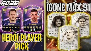MELHORIA &Iacute;CONE BASE M&Aacute;X.91 a 210K COINS & HER&Oacute;I PLAYER PICK | FC 26