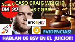 CASO CRAIG WRIGHT VS COPA DIA 22 QUIEN ES SATOSHI NAKAMOTO BITCOIN BTC BSV
