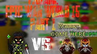 TIBIAME W15 EPIC WAR PART 1 LEADER GUILD YOU LVL234 TOT