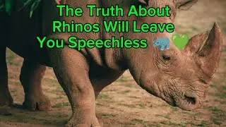 Правда о носорогах оставит вас без слов 🦏💚 #ФактыОДикойПрироде #СпаситеНосорога