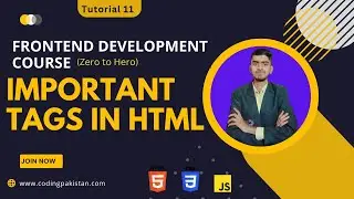 Comments, div, nav and some important tags in HTML - Frontend Development Course - Tutorial 11