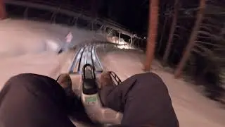 The Breathtaker Alpine Coaster At Night // Snowmass