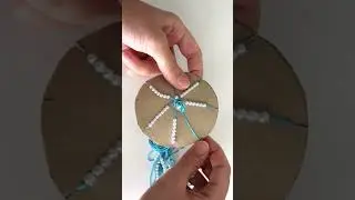 Kumihimo Beaded Bracelet #shorts #hacks #tricks #diy