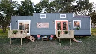 Spacious 384 sq ft. Vintage Retreat Tiny House by Hill Country Tiny Houses