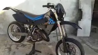 Husqvarna SM 125 WR 34 testa/basetta sound