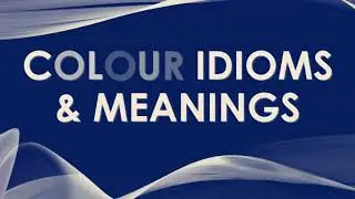 Colour idioms