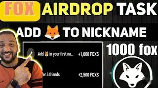 Fox Coin Airdrop | Fox Coin Airdrop Project | Fox Coin Listing || Foxs Airdrop Mining App