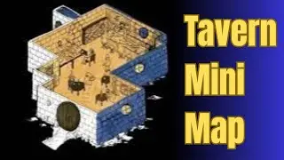 Coloring my Isometric Tavern Mini-map! 