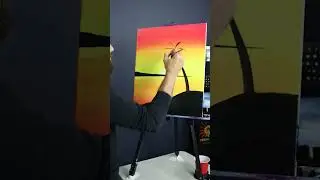 How to PAINT an EASY PALM TREE #palmtrees #art #painting