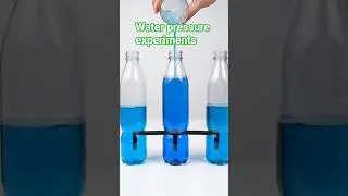 Water Pressure Experiment 💧 | Amazing Science Trick | #Shorts