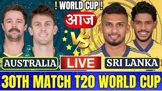 🔴Australia vs Sri Lanka, World Cup, Live Score, Live Cricket Match Today, AUS vs SL Live Match Today