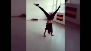 Letzte Trainingseinheit! Solo-Tanzmajor Ben Adams bereitet sich auf die Session 2016/2017 vor