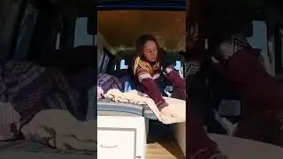 Wie unser Bett im Van funktioniert #vanlife #vanausbau #campervan