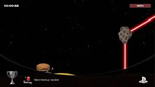A Burger in Space ~ More Ketchup needed Trophy