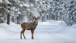 Serene Ambient Music, Relaxing Winter Instrumental, in 