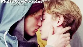 Multi-Gay Couples || Light a fire