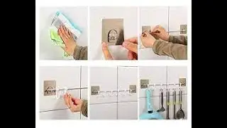 Plastic Sticker Self Adhesive Multipurpose Hanger Hooks