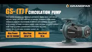 🔇 Efficient & Adaptable: Meet the GS-F Series Circulation Pump 🔇