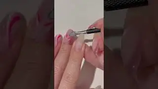 The most satisfying gel nail polish removal using peel off base coat #peeloff #nails #asmr