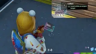 Found Within an Airport Hanger Fortnite Fortbyte #75 location