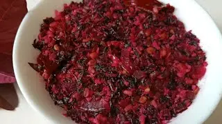 🥬 ரெட் தண்டு கீரை கூட்டு | ரத்த சோகைக்கு அருமையான உணவு #tamilcooking #subscribe #indianfood 