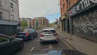 Driving Around Dublin City Center | Early Morning Serenity