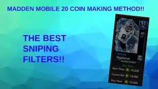 MADDEN MOBILE 20 COIN MAKING METHOD!! + PACK OPENING!!