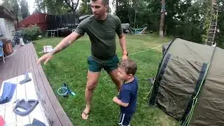 We Tried Camping In Our Backyard And THIS Happened