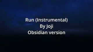 RUN (INSTRUMENTAL) BY Joji (Obsidian Version) || Running my Guitar through Obsidian